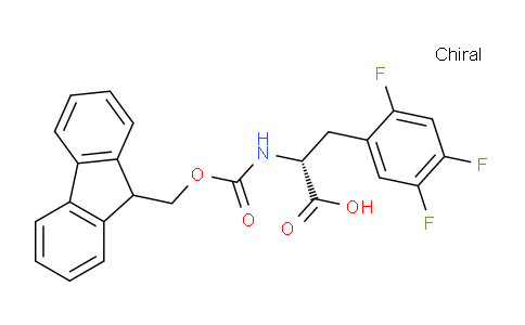 CAS No. 1217837-13-2, (R)-2-((((9H-Fluoren-9-yl)methoxy)carbonyl)amino)-3-(2,4,5-trifluorophenyl)propanoic acid