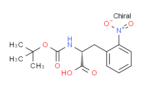 CAS No. 478183-69-6, (R)-2-((tert-Butoxycarbonyl)amino)-3-(2-nitrophenyl)propanoic acid