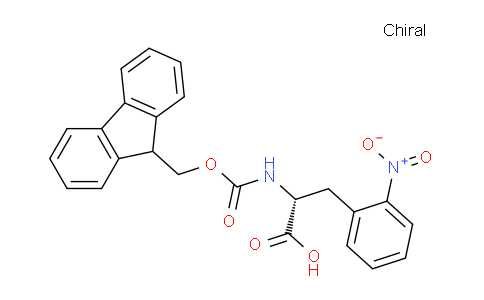 CAS No. 478183-70-9, (R)-2-((((9H-Fluoren-9-yl)methoxy)carbonyl)amino)-3-(2-nitrophenyl)propanoic acid