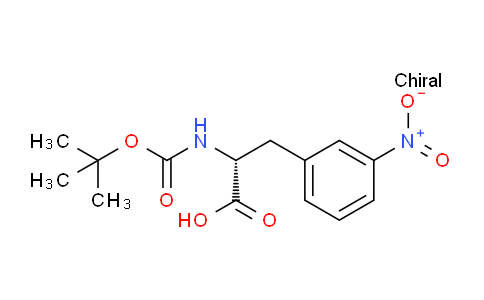 CAS No. 158741-21-0, (R)-2-((tert-Butoxycarbonyl)amino)-3-(3-nitrophenyl)propanoic acid