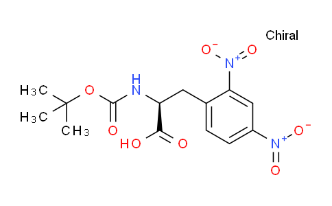 CAS No. 1176509-56-0, (S)-2-((tert-butoxycarbonyl)amino)-3-(2,4-dinitrophenyl)propanoic acid