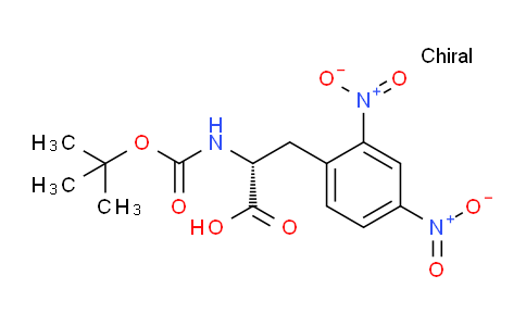 CAS No. 1212864-47-5, (R)-2-((tert-butoxycarbonyl)amino)-3-(2,4-dinitrophenyl)propanoic acid