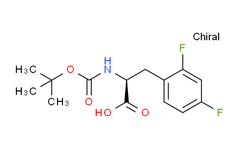 CAS No. 167993-00-2, (S)-2-((tert-Butoxycarbonyl)amino)-3-(2,4-difluorophenyl)propanoic acid