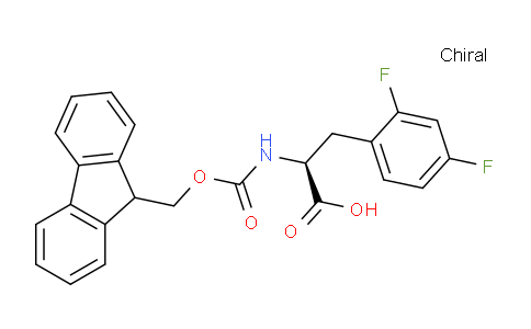 CAS No. 1032337-49-7, (S)-2-((((9H-Fluoren-9-yl)methoxy)carbonyl)amino)-3-(2,4-difluorophenyl)propanoic acid