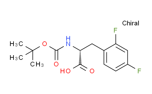 CAS No. 167993-24-0, (R)-2-((tert-Butoxycarbonyl)amino)-3-(2,4-difluorophenyl)propanoic acid