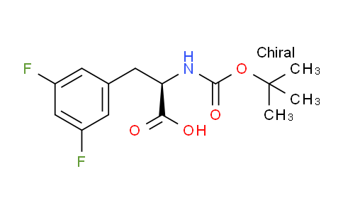 CAS No. 205445-53-0, (R)-2-((tert-Butoxycarbonyl)amino)-3-(3,5-difluorophenyl)propanoic acid