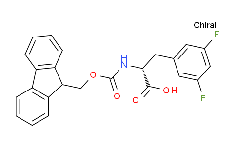 CAS No. 205526-25-6, (R)-2-((((9H-Fluoren-9-yl)methoxy)carbonyl)amino)-3-(3,5-difluorophenyl)propanoic acid
