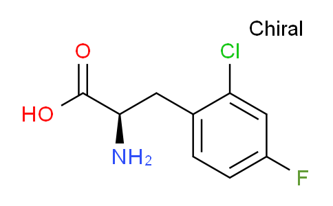 CAS No. 1212966-63-6, (R)-2-Amino-3-(2-chloro-4-fluorophenyl)propanoic acid