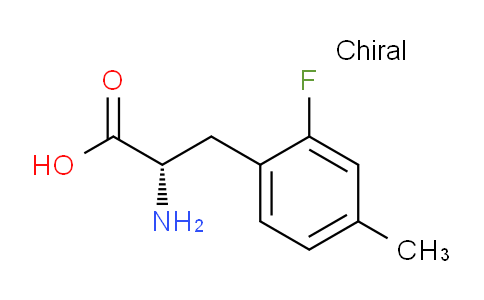 CAS No. 1039031-55-4, (S)-2-Amino-3-(2-fluoro-4-methylphenyl)propanoic acid