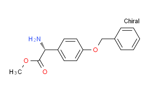CAS No. 71336-83-9, (R)-Methyl 2-amino-2-(4-(benzyloxy)phenyl)acetate