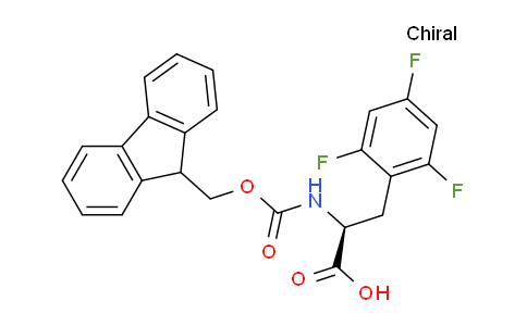 CAS No. 1270296-84-8, (S)-2-((((9H-fluoren-9-yl)methoxy)carbonyl)amino)-3-(2,4,6-trifluorophenyl)propanoic acid