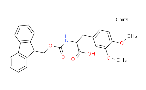 CAS No. 218457-81-9, (R)-2-((((9H-Fluoren-9-yl)methoxy)carbonyl)amino)-3-(3,4-dimethoxyphenyl)propanoic acid