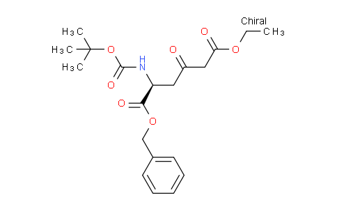 CAS No. 250291-82-8, (S)-1-Benzyl 6-ethyl 2-((tert-butoxycarbonyl)amino)-4-oxohexanedioate