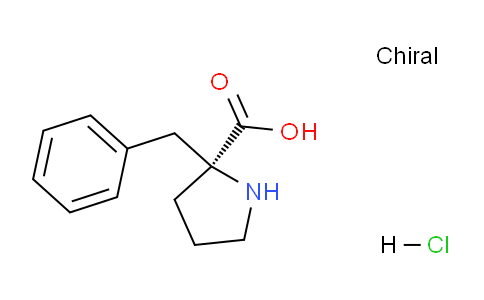 CAS No. 637020-57-6, (S)-2-Benzylpyrrolidine-2-carboxylic acid hydrochloride
