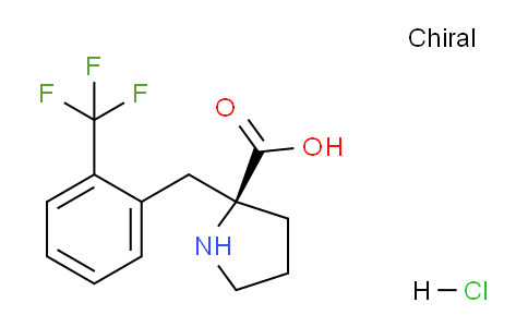 CAS No. 1373512-28-7, (S)-2-(2-(trifluoromethyl)benzyl)pyrrolidine-2-carboxylic acid hydrochloride