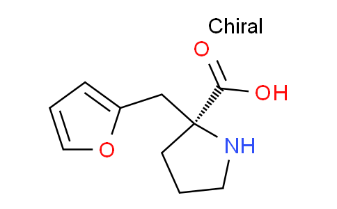 CAS No. 1217753-90-6, (S)-2-(Furan-2-ylmethyl)pyrrolidine-2-carboxylic acid