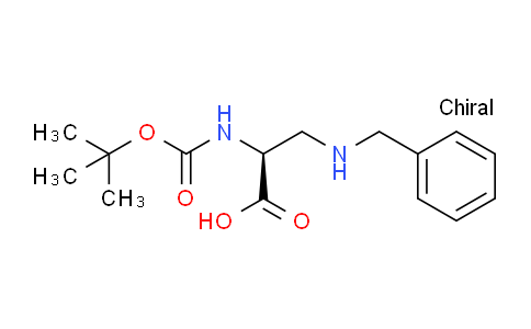 CAS No. 124730-06-9, (S)-3-(benzylamino)-2-((tert-butoxycarbonyl)amino)propanoic acid