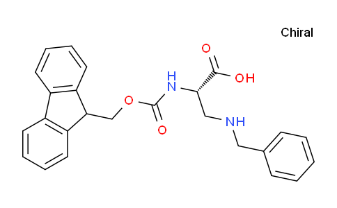 CAS No. 1217628-84-6, (S)-2-((((9H-fluoren-9-yl)methoxy)carbonyl)amino)-3-(benzylamino)propanoic acid
