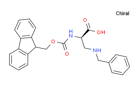 CAS No. 1217633-31-2, (R)-2-((((9H-fluoren-9-yl)methoxy)carbonyl)amino)-3-(benzylamino)propanoic acid