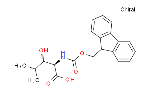 CAS No. 1217833-77-6, (2R,3S)-2-((((9H-Fluoren-9-yl)methoxy)carbonyl)amino)-3-hydroxy-4-methylpentanoic acid