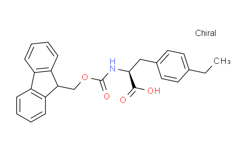 CAS No. 204384-72-5, (S)-2-((((9H-Fluoren-9-yl)methoxy)carbonyl)amino)-3-(4-ethylphenyl)propanoic acid