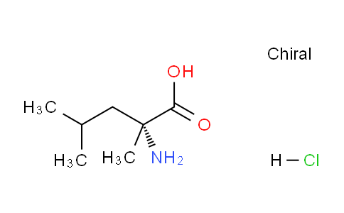 CAS No. 174734-15-7, (R)-2-amino-2,4-dimethylpentanoic acid hydrochloride