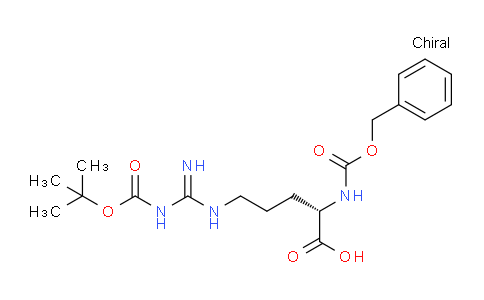 CAS No. 2601-51-6, N2-((benzyloxy)carbonyl)-Nw-(tert-butoxycarbonyl)-L-arginine