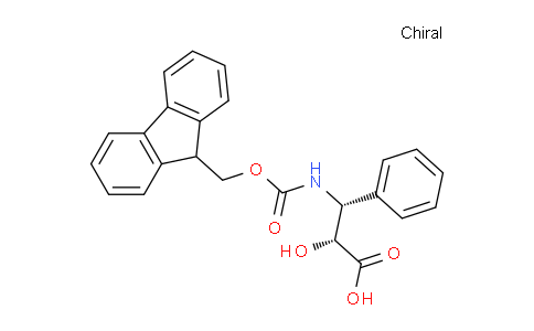 CAS No. 1217665-32-1, (2R,3R)-3-((((9H-fluoren-9-yl)methoxy)carbonyl)amino)-2-hydroxy-3-phenylpropanoic acid