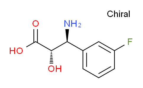 CAS No. 1217649-15-4, (2S,3S)-3-Amino-3-(3-fluorophenyl)-2-hydroxypropanoic acid