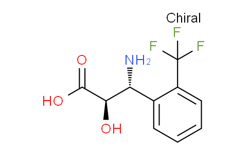 CAS No. 1217690-64-6, (2R,3R)-3-amino-2-hydroxy-3-(2-(trifluoromethyl)phenyl)propanoic acid
