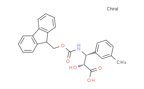 CAS No. 1217663-73-4, (2R,3R)-3-((((9H-Fluoren-9-yl)methoxy)carbonyl)amino)-2-hydroxy-3-(m-tolyl)propanoic acid