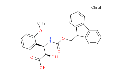 CAS No. 1217836-38-8, (2R,3R)-3-((((9H-Fluoren-9-yl)methoxy)carbonyl)amino)-2-hydroxy-3-(2-methoxyphenyl)propanoic acid