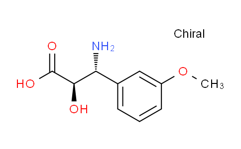 CAS No. 1217790-42-5, (2R,3R)-3-Amino-2-hydroxy-3-(3-methoxyphenyl)propanoic acid