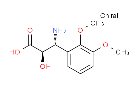 CAS No. 1217822-95-1, (2R,3R)-3-Amino-3-(2,3-dimethoxyphenyl)-2-hydroxypropanoic acid
