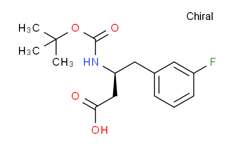 MC701738 | 270596-51-5 | (S)-3-((tert-Butoxycarbonyl)amino)-4-(3-fluorophenyl)butanoic acid