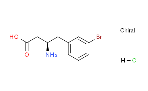 CAS No. 1632296-25-3, (R)-3-Amino-4-(3-bromophenyl)butanoic acid hydrochloride