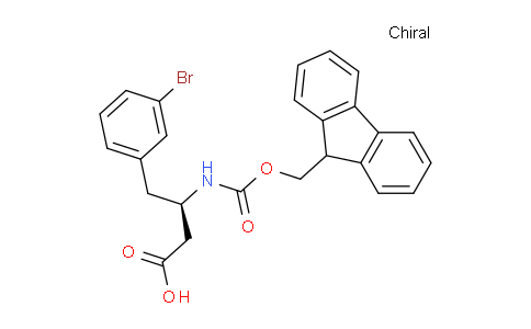 CAS No. 1632296-29-7, (R)-3-((((9H-Fluoren-9-yl)methoxy)carbonyl)amino)-4-(3-bromophenyl)butanoic acid