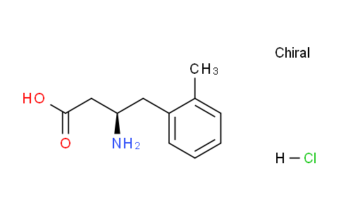 CAS No. 331846-92-5, (R)-3-Amino-4-(o-tolyl)butanoic acid hydrochloride
