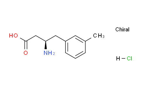 CAS No. 331846-94-7, (R)-3-amino-4-(m-tolyl)butanoic acid hydrochloride