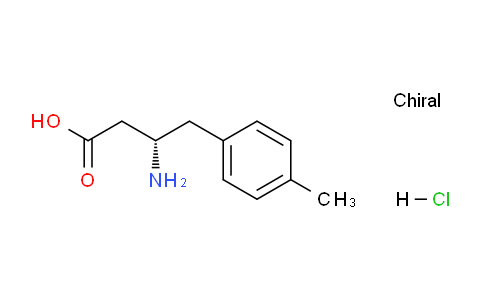 CAS No. 331846-95-8, (S)-3-amino-4-(p-tolyl)butanoic acid hydrochloride