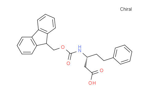 CAS No. 269398-87-0, (R)-3-((((9H-Fluoren-9-yl)methoxy)carbonyl)amino)-5-phenylpentanoic acid