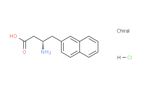 CAS No. 331847-01-9, (S)-3-amino-4-(naphthalen-2-yl)butanoic acid hydrochloride