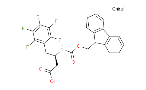 CAS No. 269398-94-9, (R)-3-((((9H-Fluoren-9-yl)methoxy)carbonyl)amino)-4-(perfluorophenyl)butanoic acid