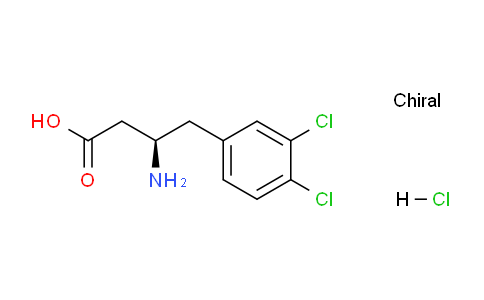 CAS No. 332061-66-2, (R)-3-amino-4-(3,4-dichlorophenyl)butanoic acid hydrochloride