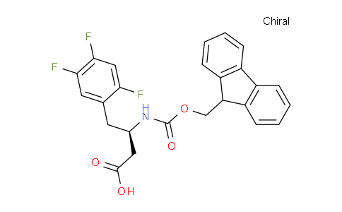 CAS No. 1217818-53-5, (R)-3-((((9H-Fluoren-9-yl)methoxy)carbonyl)amino)-4-(2,4,5-trifluorophenyl)butanoic acid
