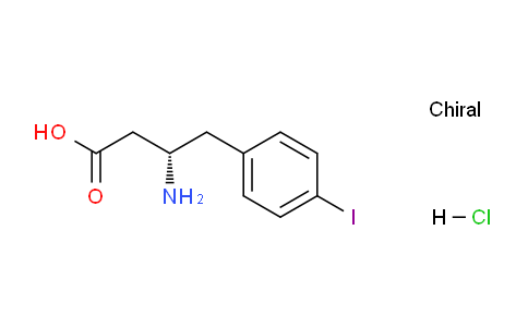 CAS No. 332061-75-3, (S)-3-amino-4-(4-iodophenyl)butanoic acid hydrochloride