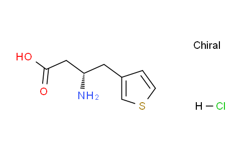 CAS No. 332061-92-4, (S)-3-amino-4-(thiophen-3-yl)butanoic acid hydrochloride