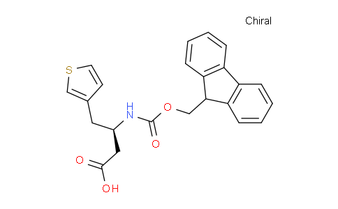 CAS No. 269726-93-4, (R)-3-((((9H-Fluoren-9-yl)methoxy)carbonyl)amino)-4-(thiophen-3-yl)butanoic acid