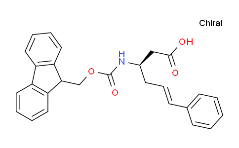 CAS No. 332064-75-2, (R)-3-((((9H-Fluoren-9-yl)methoxy)carbonyl)amino)-6-phenylhex-5-enoic acid
