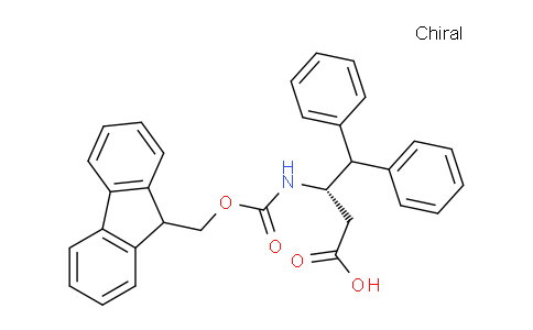 CAS No. 332062-08-5, (S)-3-((((9H-Fluoren-9-yl)methoxy)carbonyl)amino)-4,4-diphenylbutanoic acid